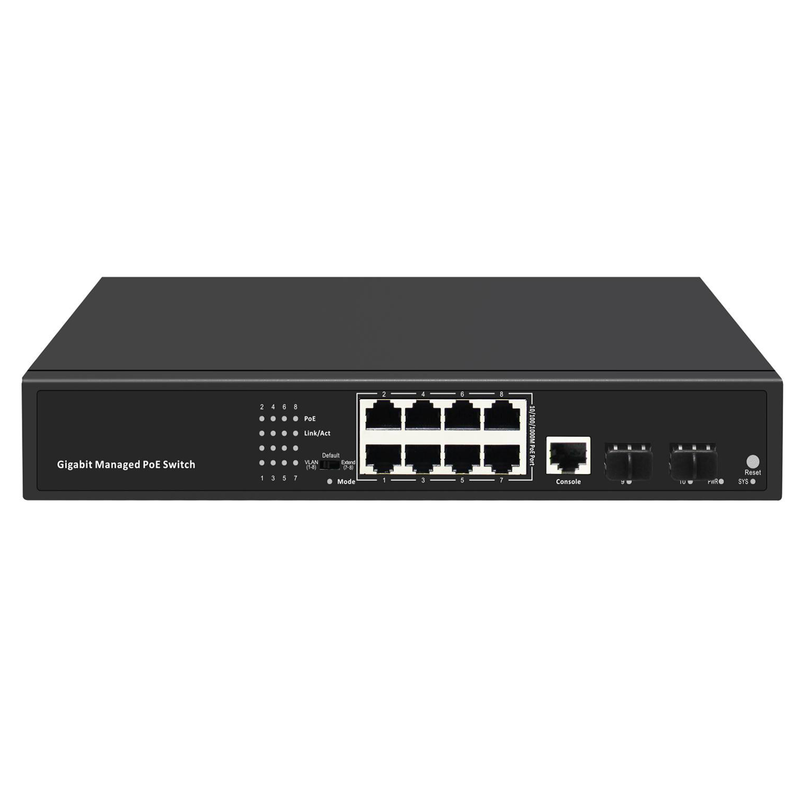 Управляемый коммутатор уровня 2 DK2110R-8TP2S #1