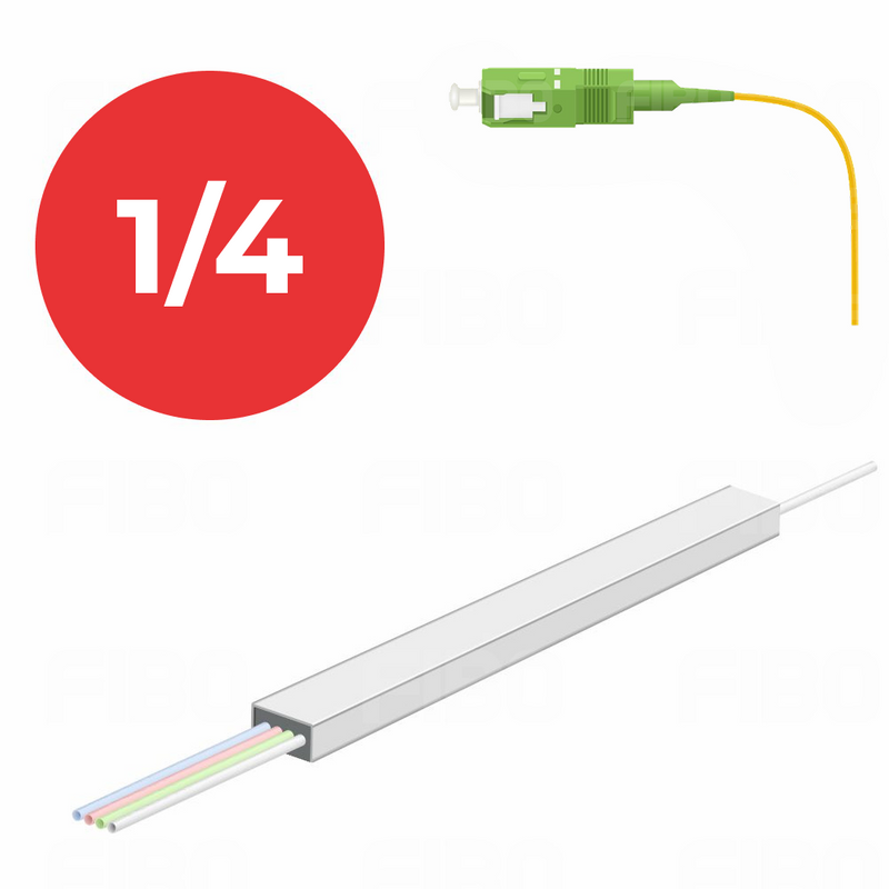 Оптический cплиттер PLC 1×4, SC/APC 1.5m, Ø 0.9mm #1