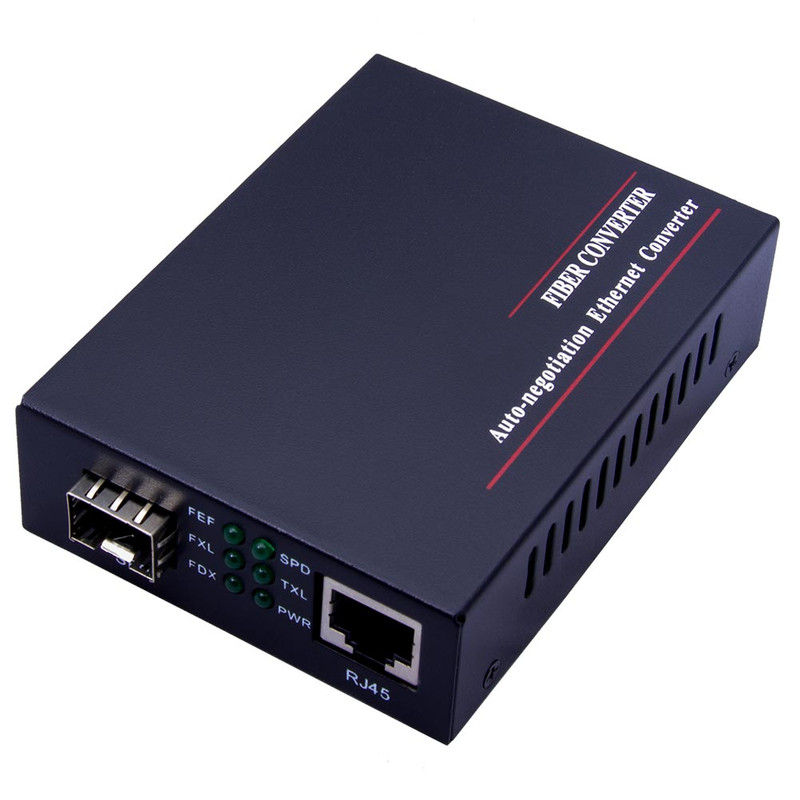 FT-1000Dip-SFP-LFP медиаконвертер 10/100/1000Base-TX/1000Base-FX #1