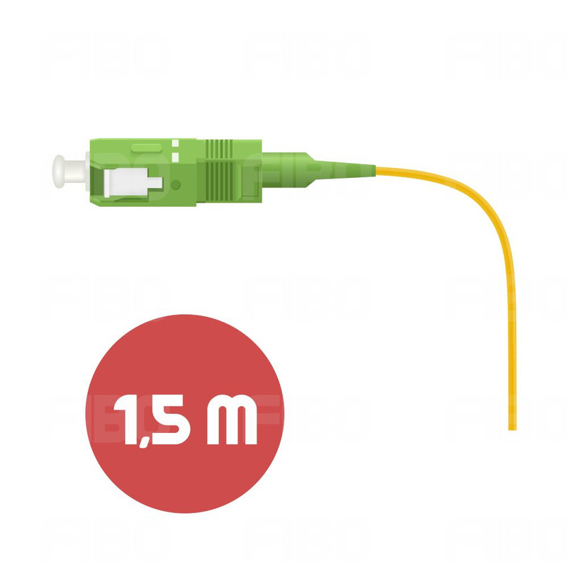 Пигтейл оптический SC/APC SM 1,5м #1