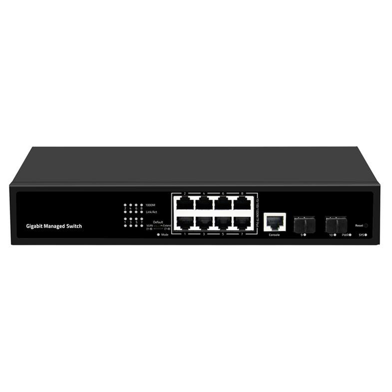 Управляемый коммутатор уровня 2 DK2110R-8T2S #1