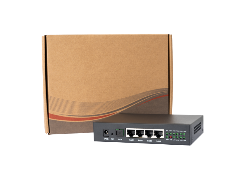 Оптический абонентский терминал C-DATA ONU XPON  FD514GB-PFX  (ONU 4 порта с POE PSE) #4