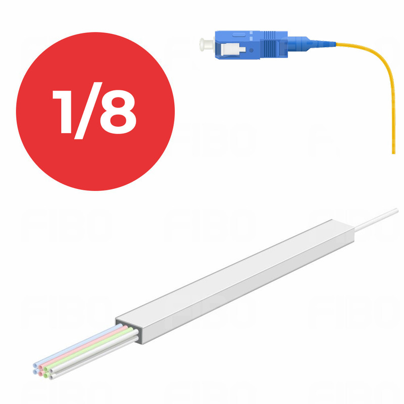 Оптический cплиттер PLC 1×8, SC/UPC 1.5m, Ø 0.9mm #1