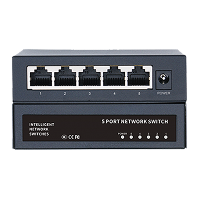 Коммутатор неуправляемый POE FT-S114FP-1F 4*10/100M RJ45 POE,1*10/100M RJ45 корпус металл #1