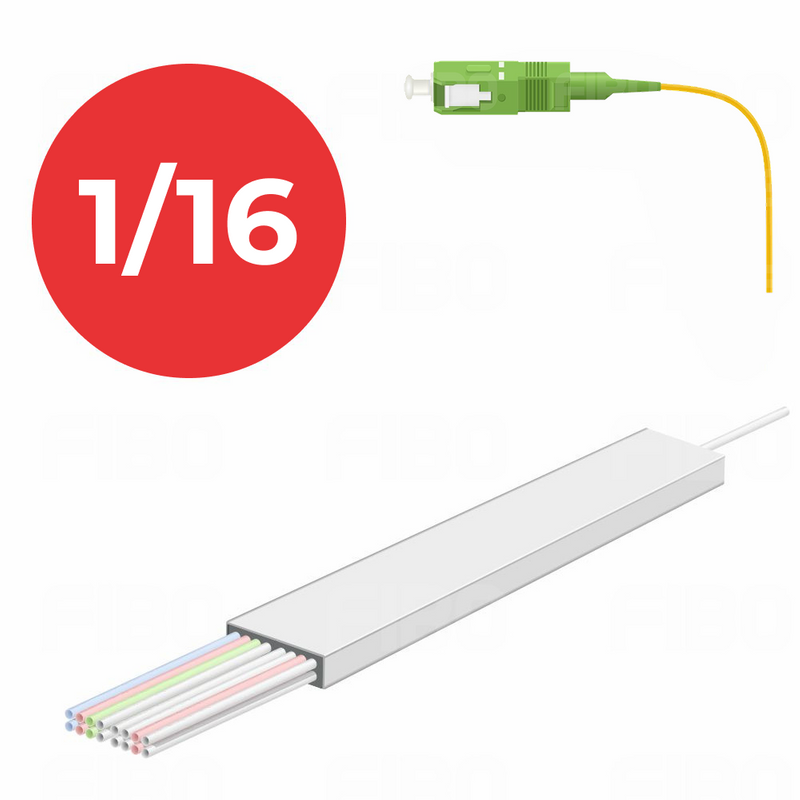 Оптический сплиттер PLC 1×16, SC/APC 1.5m, Ø 0.9mm #1