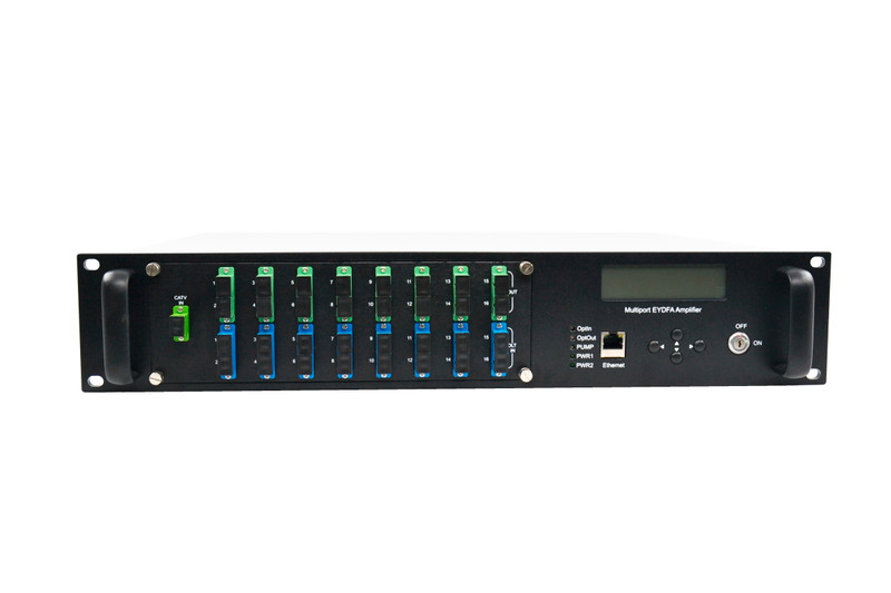 Усилитель оптический EDFA 1550нм, 1 вход, 16 выходов + WDM, 23дБм CA-1550-1-16W-23 #1