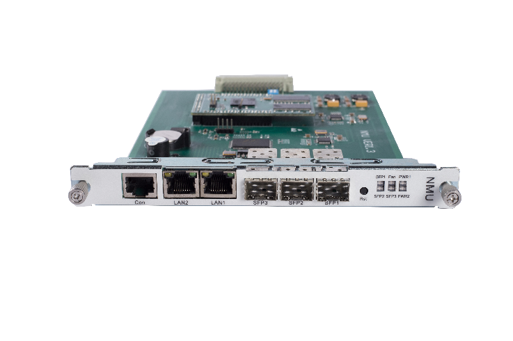 FT-NMU Модульная карта мониторинга и управления, 3*SFP, 2*RJ45, 1*Console #1